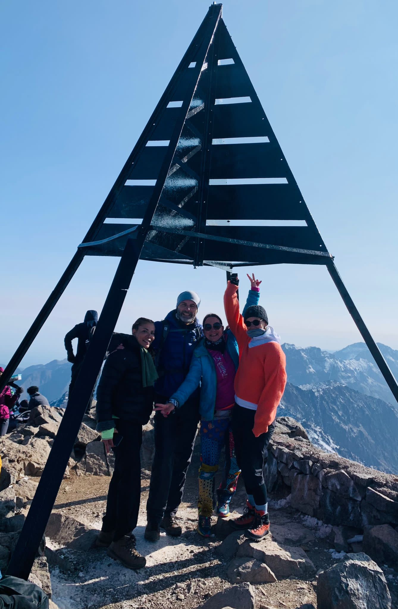 Sonnenaufgang am Gipfel